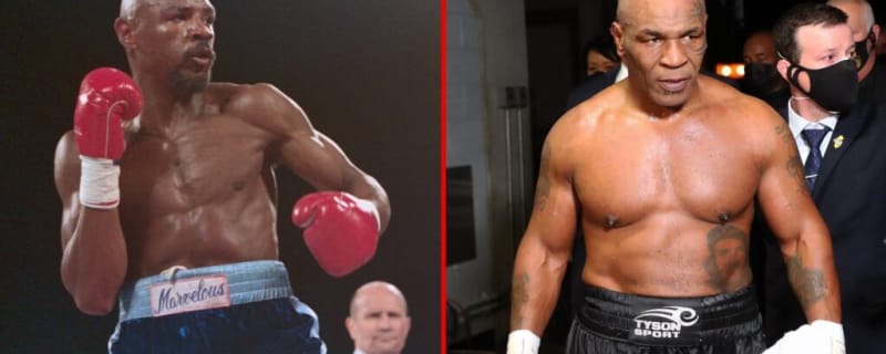 ‘Ferocious animal’… Marvin Hagler given huge praise by Mike Tyson