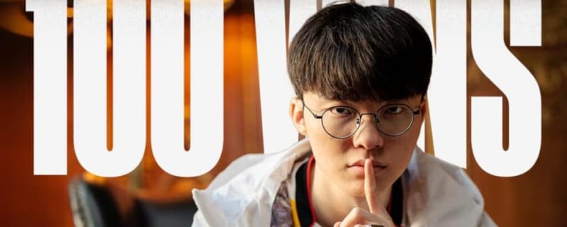 Faker Reaches Astounding 100 Worlds LOL wins