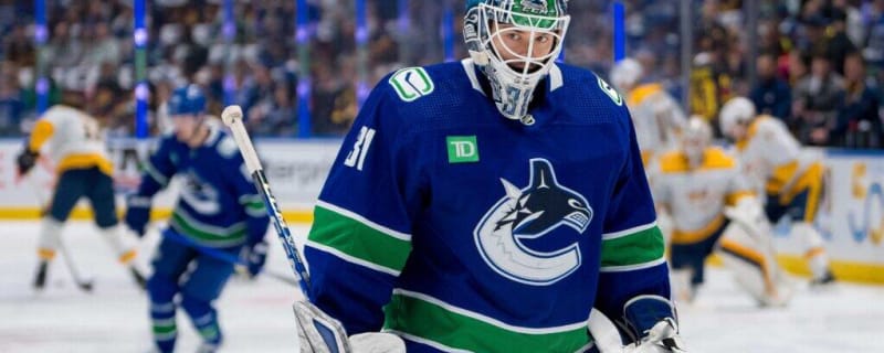 Artūrs Šilovs Starting Game Four for Vancouver Canucks