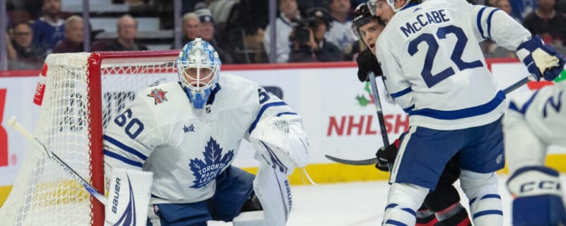 Toronto Maple Leafs Goaltender Steps in and Steps Up