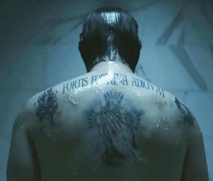 Wick’s tattoo may have military connections