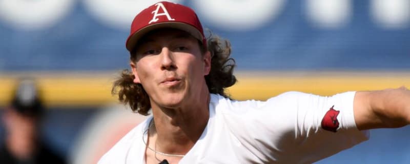 No. 2 Arkansas wins game featuring top MLB prospects