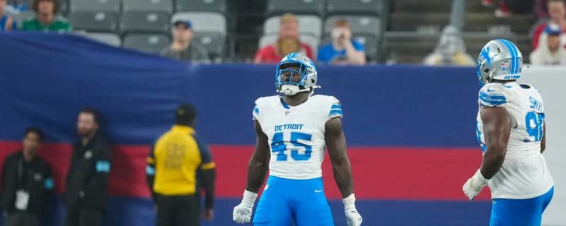 Lions undrafted rookie has shown enough to get a bigger role and may become a staple of the Lions defense for years to come