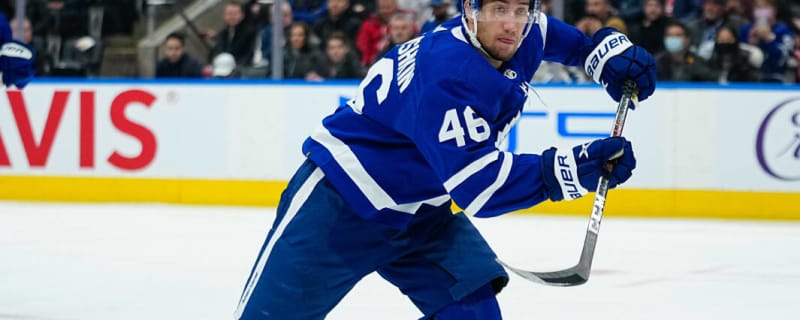 &#39;Oh My God, I Missed You Guys&#39;: Ilya Lyubushkin Returns to Maple Leafs Lineup After Trade, Excited at Chance to Play Playoff Hockey