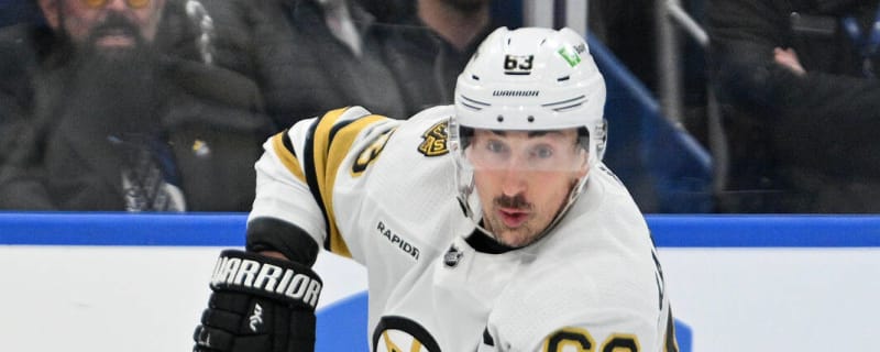 Watch: Brad Marchand hurdle Panthers player on Charlie Coyle goal