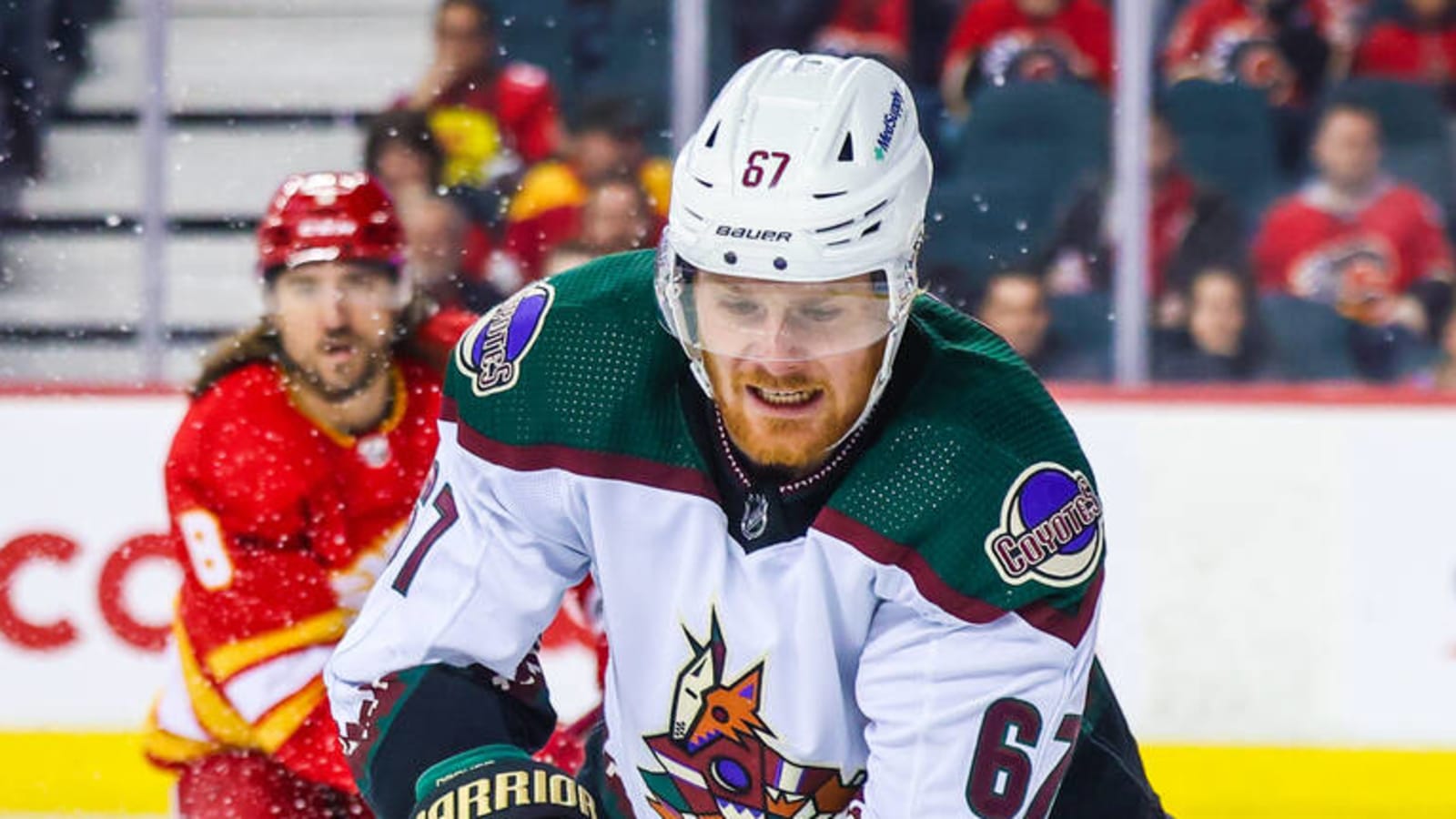 The arbitration breakdown for Coyotes winger Lawson Crouse