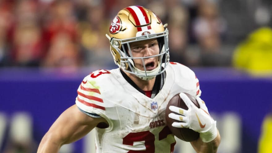 49ers&#39; Christian McCaffrey tops PFF&#39;s running back ranking