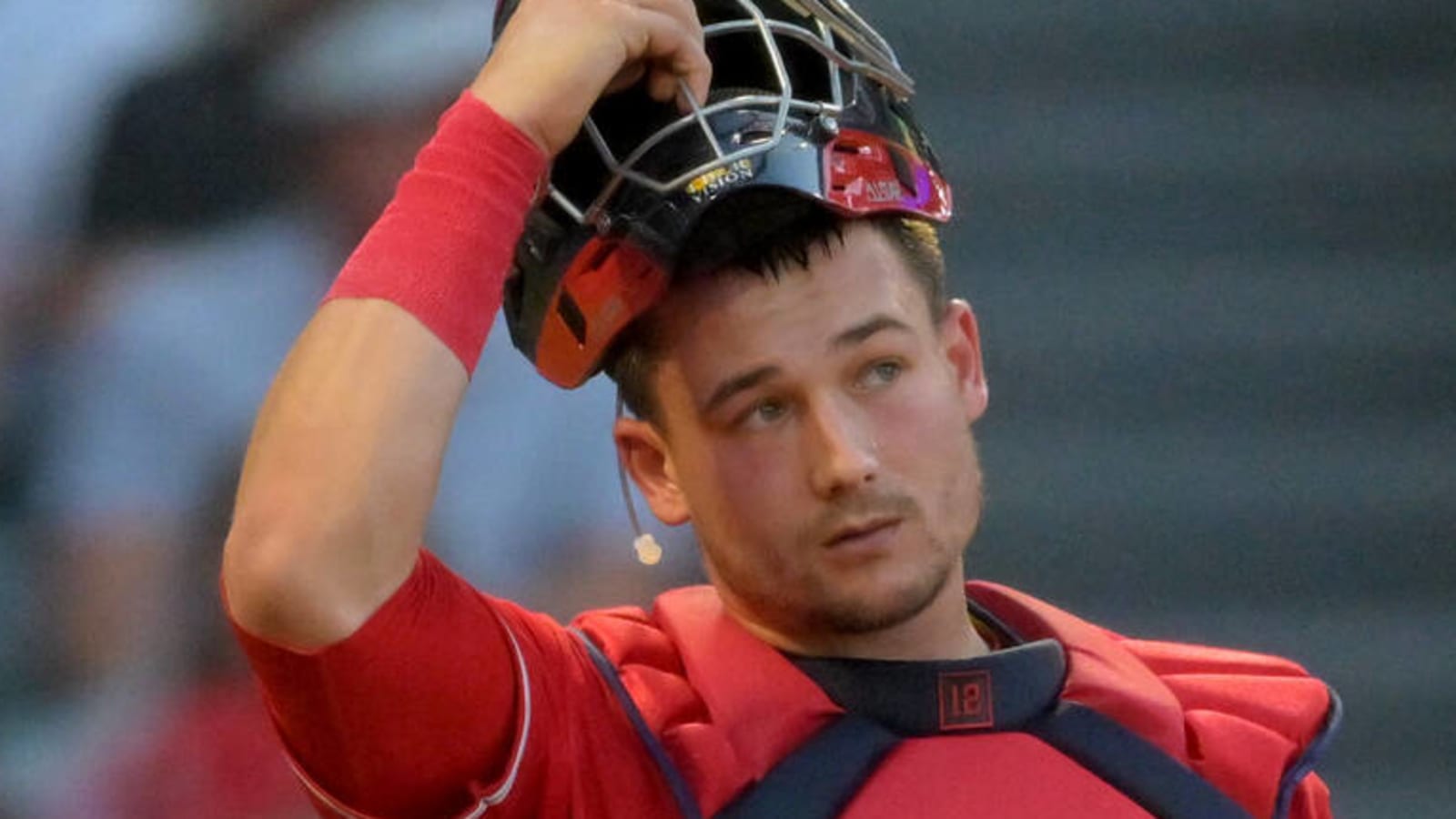  Matt Thaiss Re-Learning Catcher Position From Max Stassi