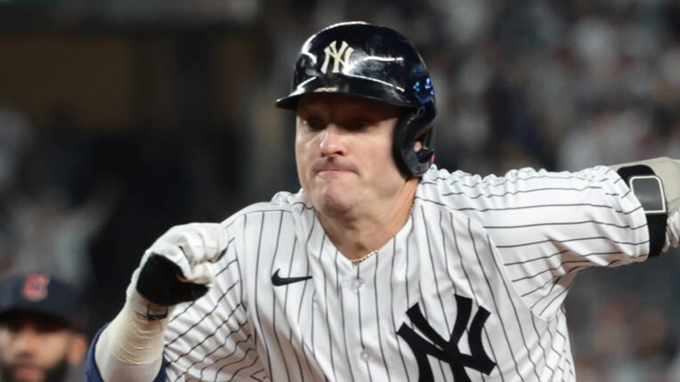 Yankees' Josh Donaldson thought he had a home run vs. Guardians, ended up  tagged out instead