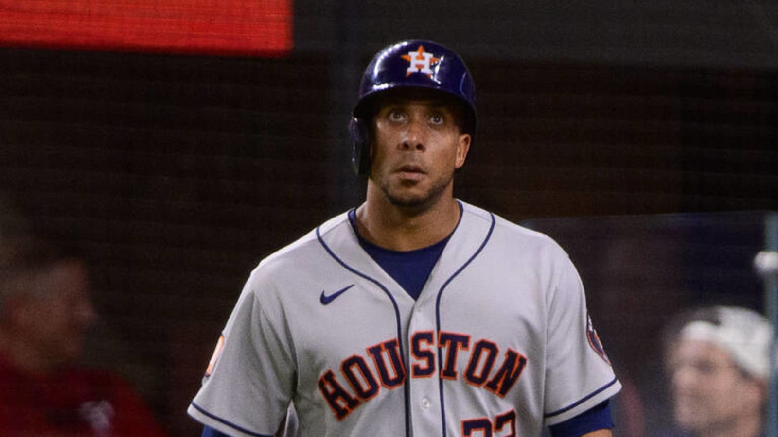 Astros OF Michael Brantley, working back from shoulder surgery, to