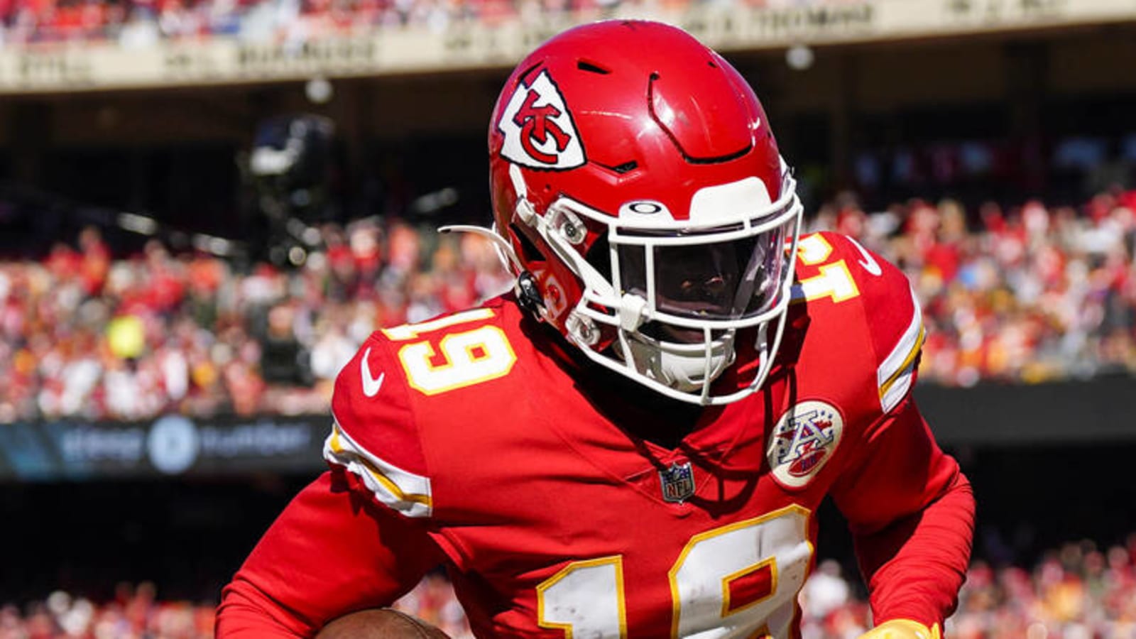 Chiefs' Toney distances himself from Jags for first NFL TD