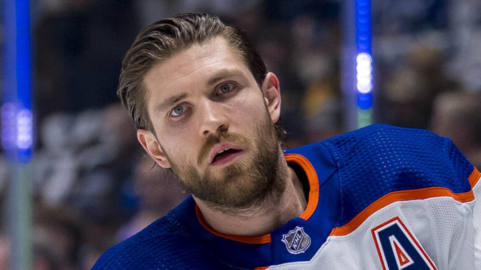 Coach: Oilers star center could miss Game 2 vs. Canucks