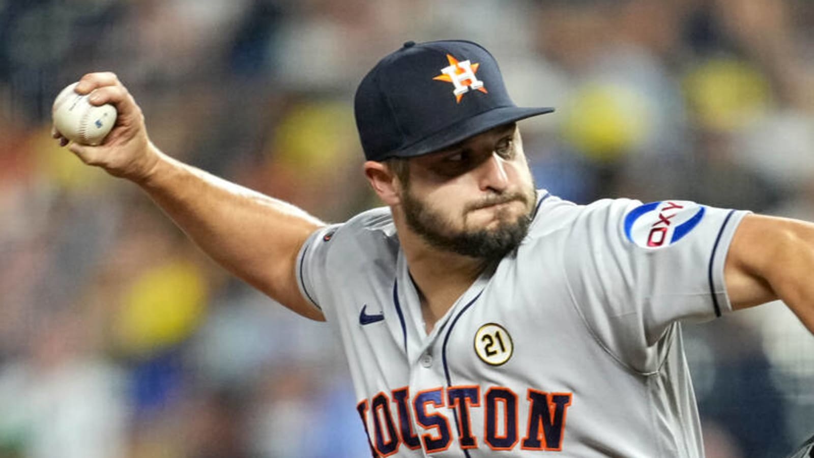 Key Astros pitcher left off ALCS roster due to injury