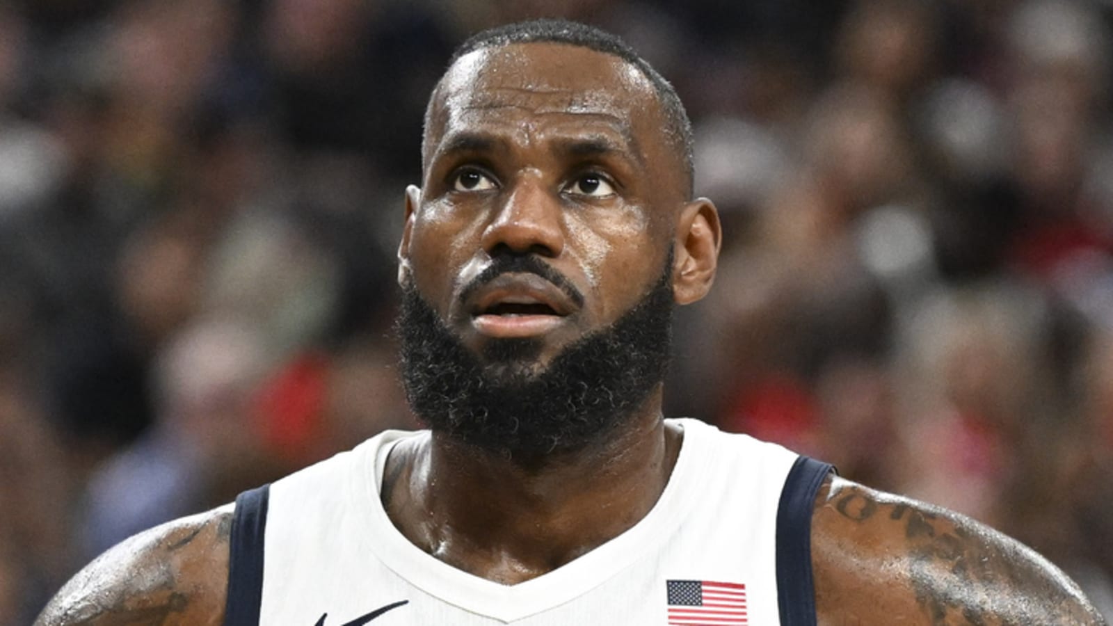 USA's LeBron James named flag-bearer, closes out Germany