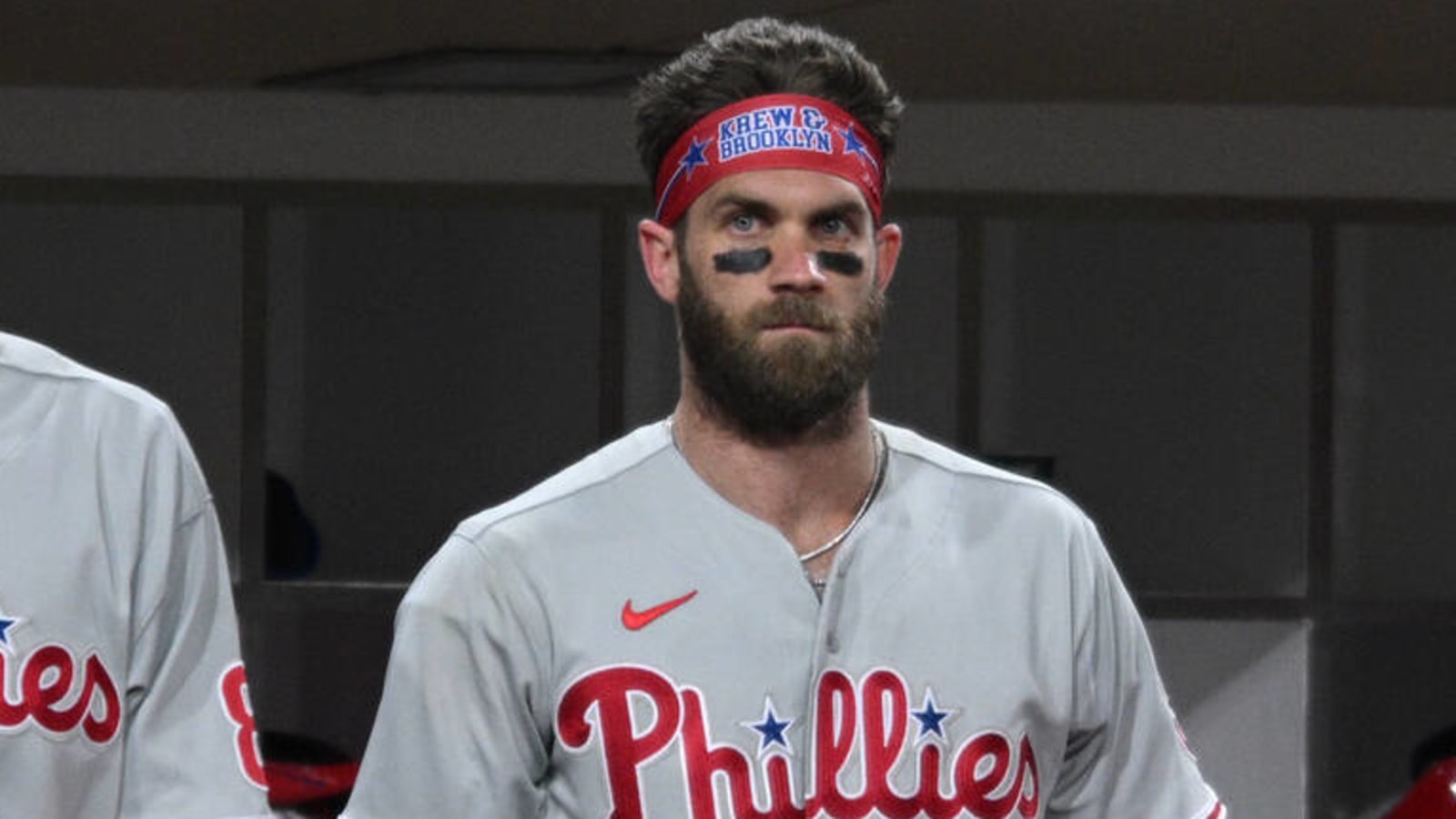 Phillies first baseman Bryce Harper leaves game versus Nationals with  mid-back spasms - NBC Sports