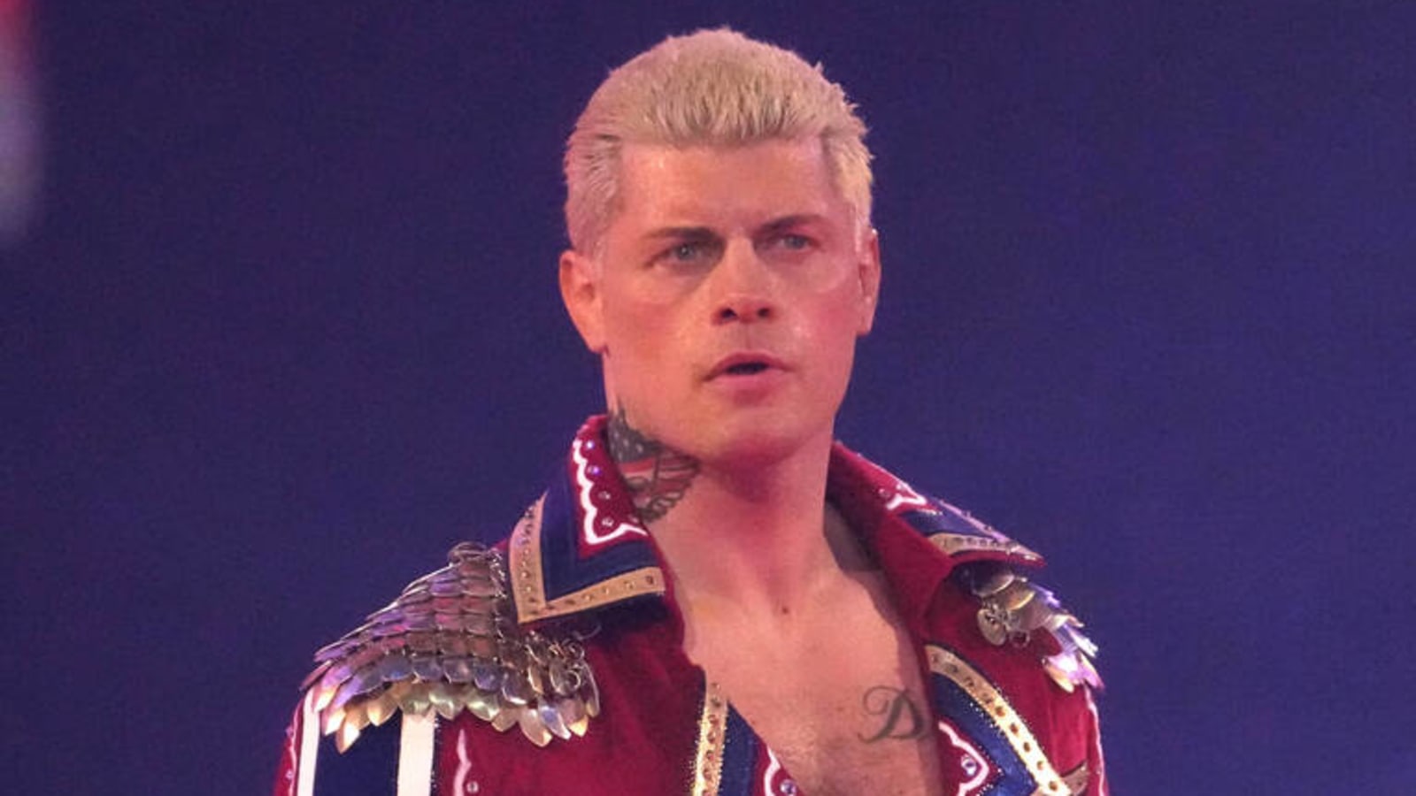 Cody Rhodes wrestled with a nasty torn pec muscle