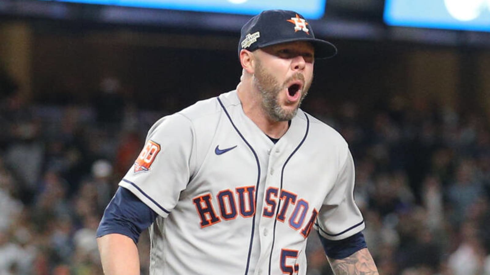Astros rally twice to sweep Yankees, advance to World Series