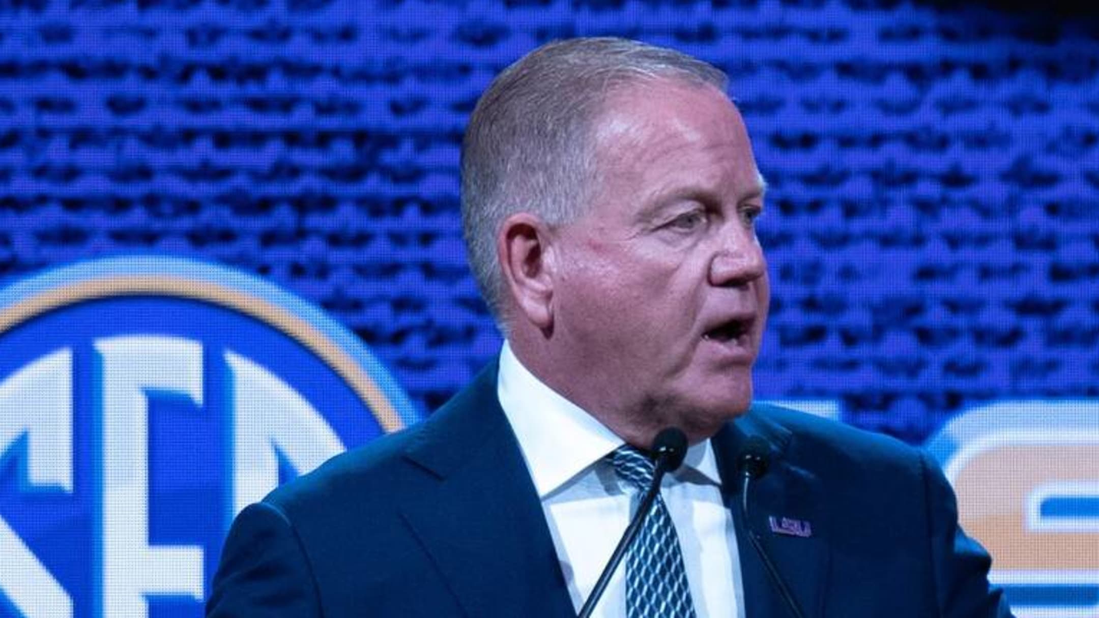 LSU coach Brian Kelly's pre-game comments come back to haunt him after  humbling loss to Florida State in primetime