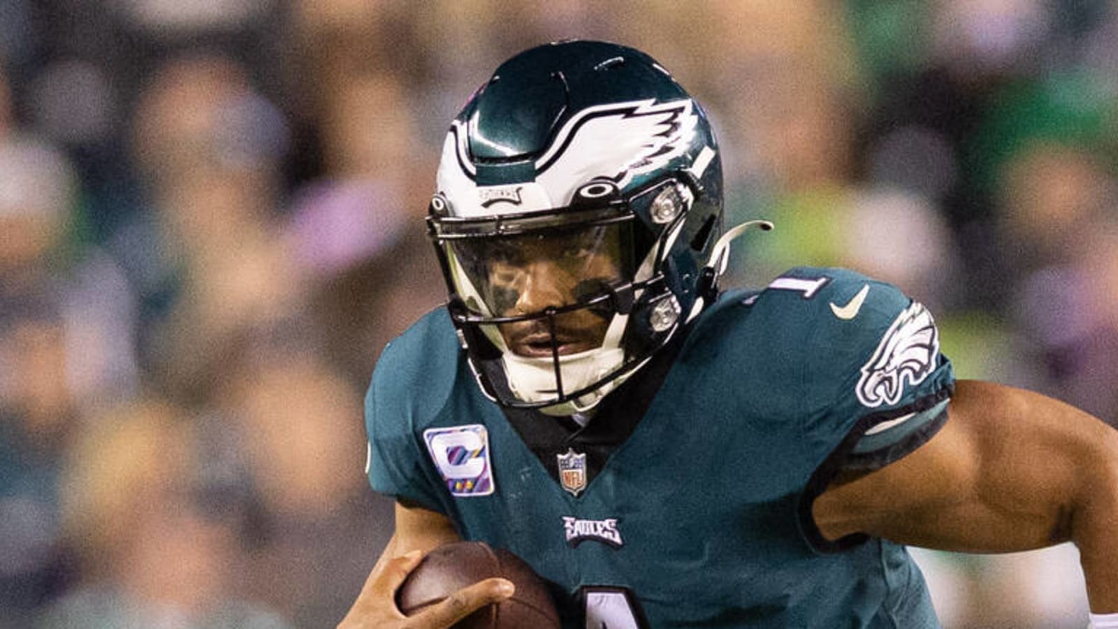 Eagles' Hurts taking care of the football at a 'near-record' pace