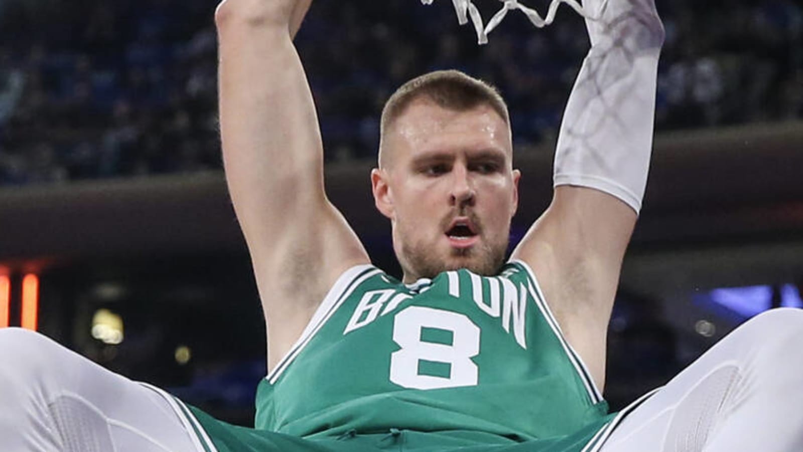 Watch: Porzingis erupts in first quarter of Celtics debut