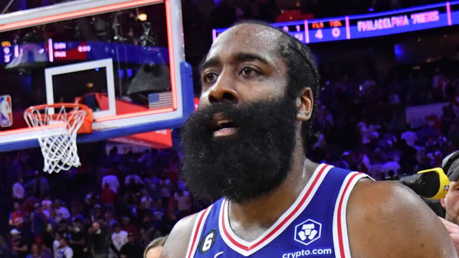 Clippers trade for Harden 'not happening anytime soon'