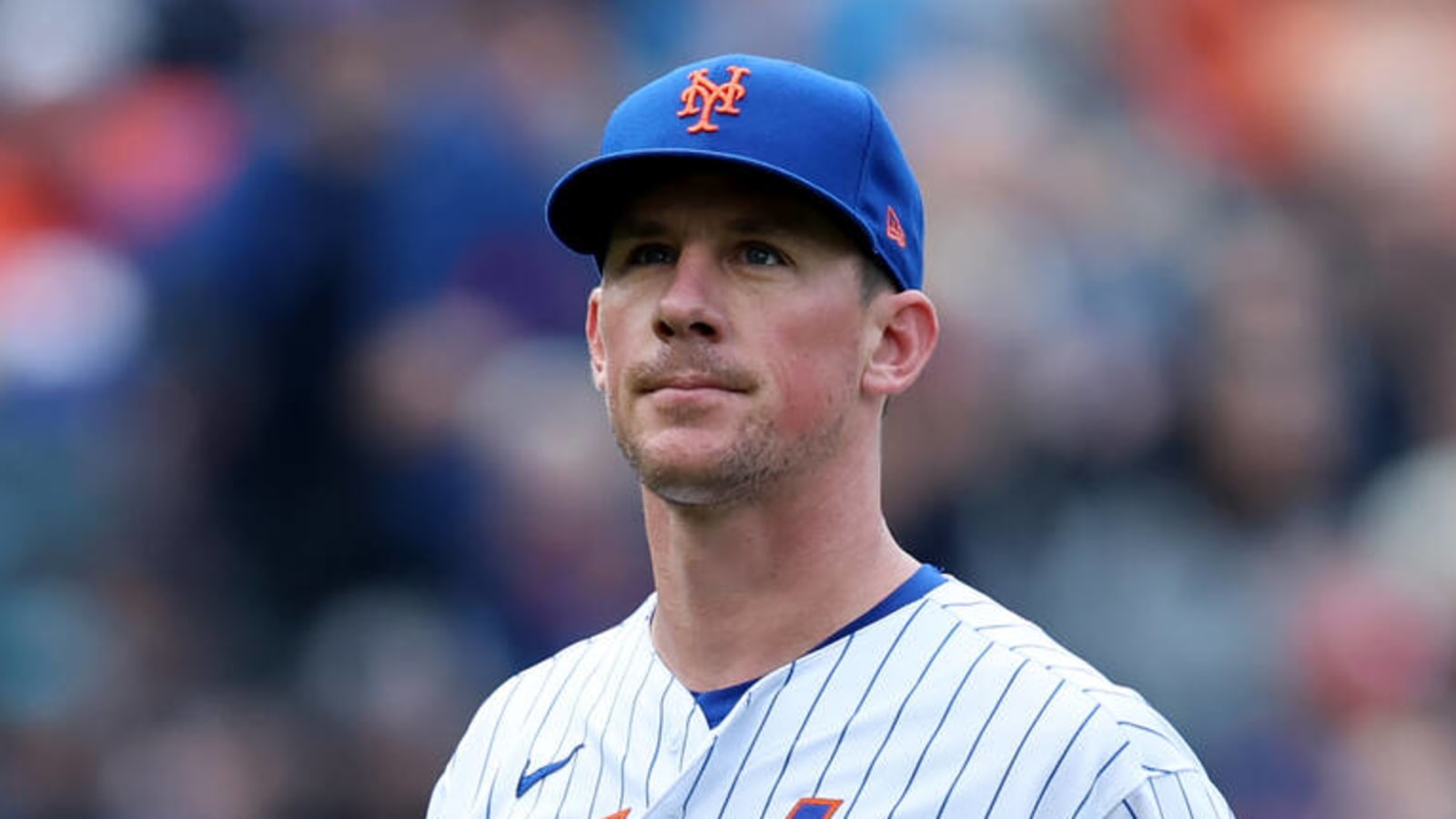 Chris Bassitt #40 - Game Used White Pinstripe Jersey - Mets vs. Padres -  7/23/22 - 7 IP, 2 ER, 11 K's, Career High in Strikeouts - Also Worn 5/2/2022  - 7 IP, 3 ER, 8 K's