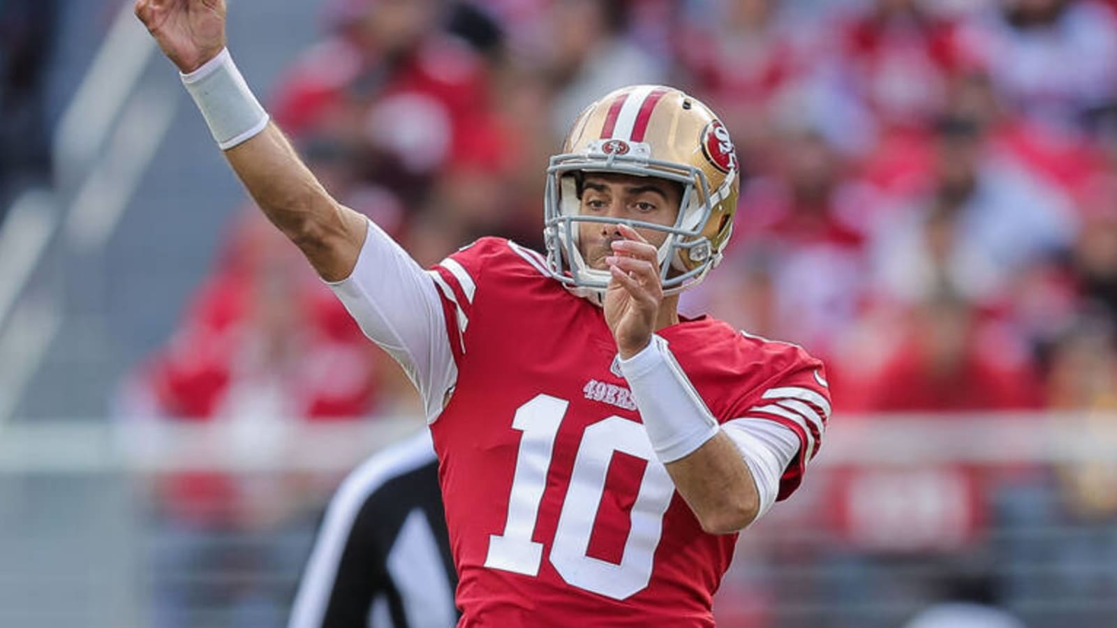 49ers' Garoppolo avoids serious condition in foot