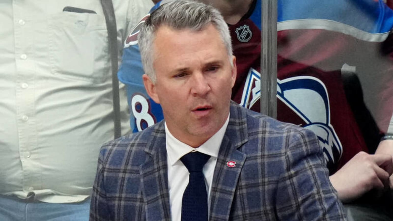 Martin St-Louis refuses to answer a question about the World Championship