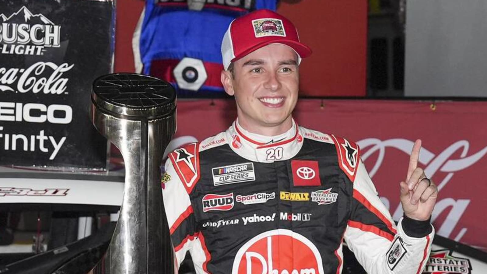 Bell wins abbreviated Coke 600, Larson's double attempt foiled by rain