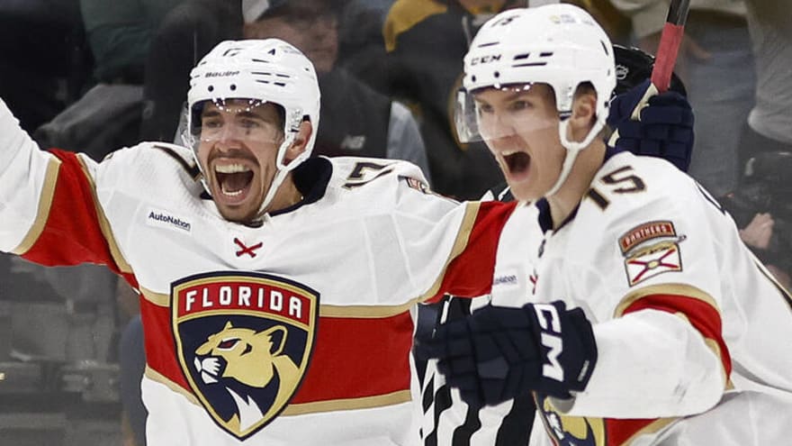 Florida Panthers Locker Room: Bruins Done, Rangers Next