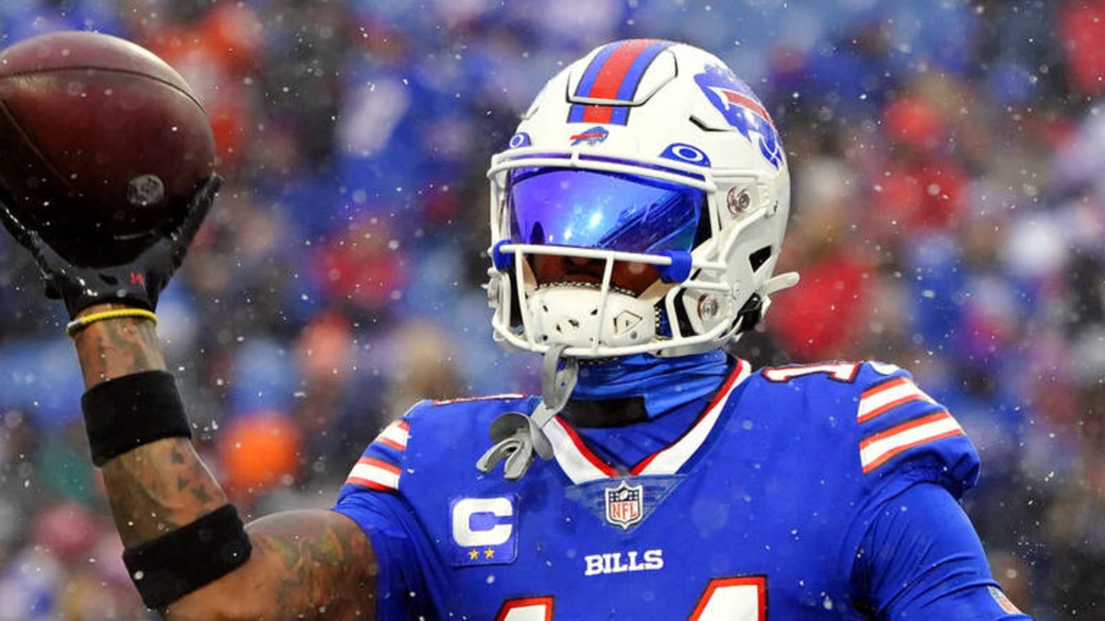 Bills' Diggs had to be stopped from leaving stadium early
