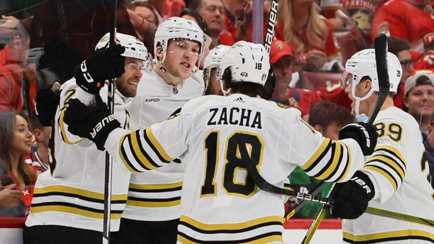 Bruins take series opener over Panthers in 5-1 rout