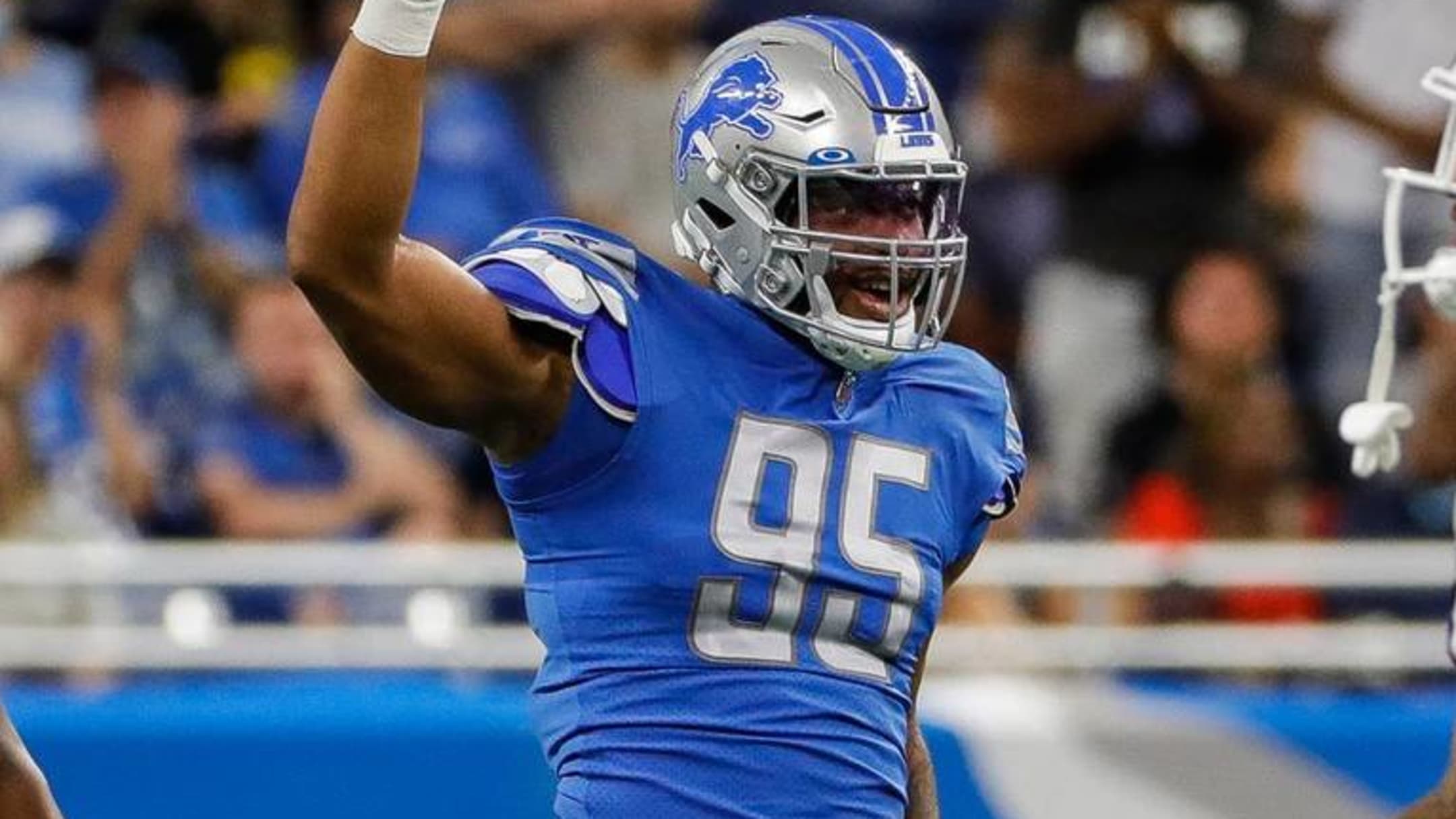 Lions' Romeo Okwara believed to have torn Achilles