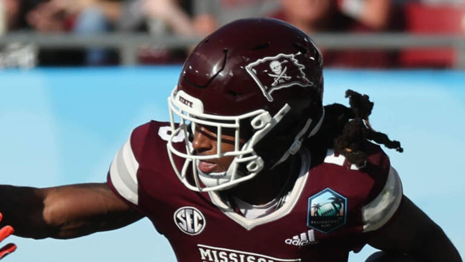 Mississippi State's helmet was the perfect tribute to Leach