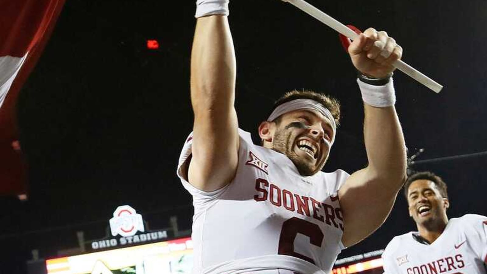 Baker Mayfield speaks on CFB flag-planting: 'Let the boys play'