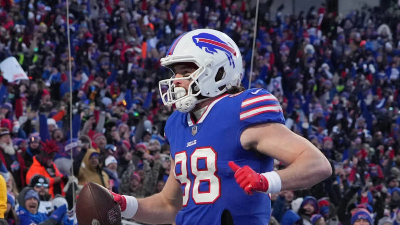 Watch: Bills fans had awesome snowball celebration after TD