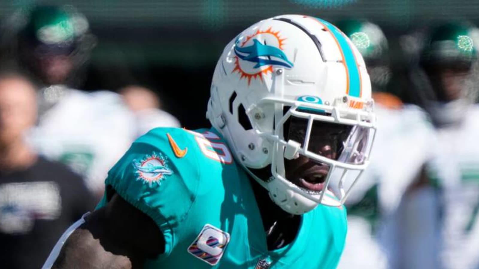 Dolphins' Hill in walking boot after foot injury