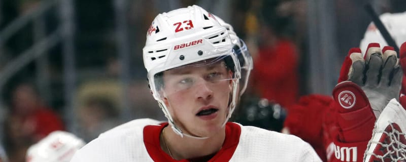 Tough day for Red Wings' Lucas Raymond at World Championship