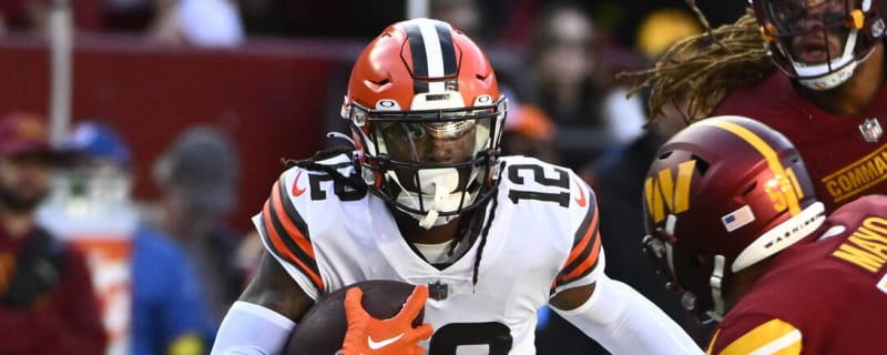 Browns WR Michael Woods II tears Achilles