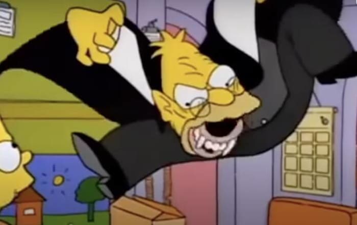 Vampire Grandpa Simpson