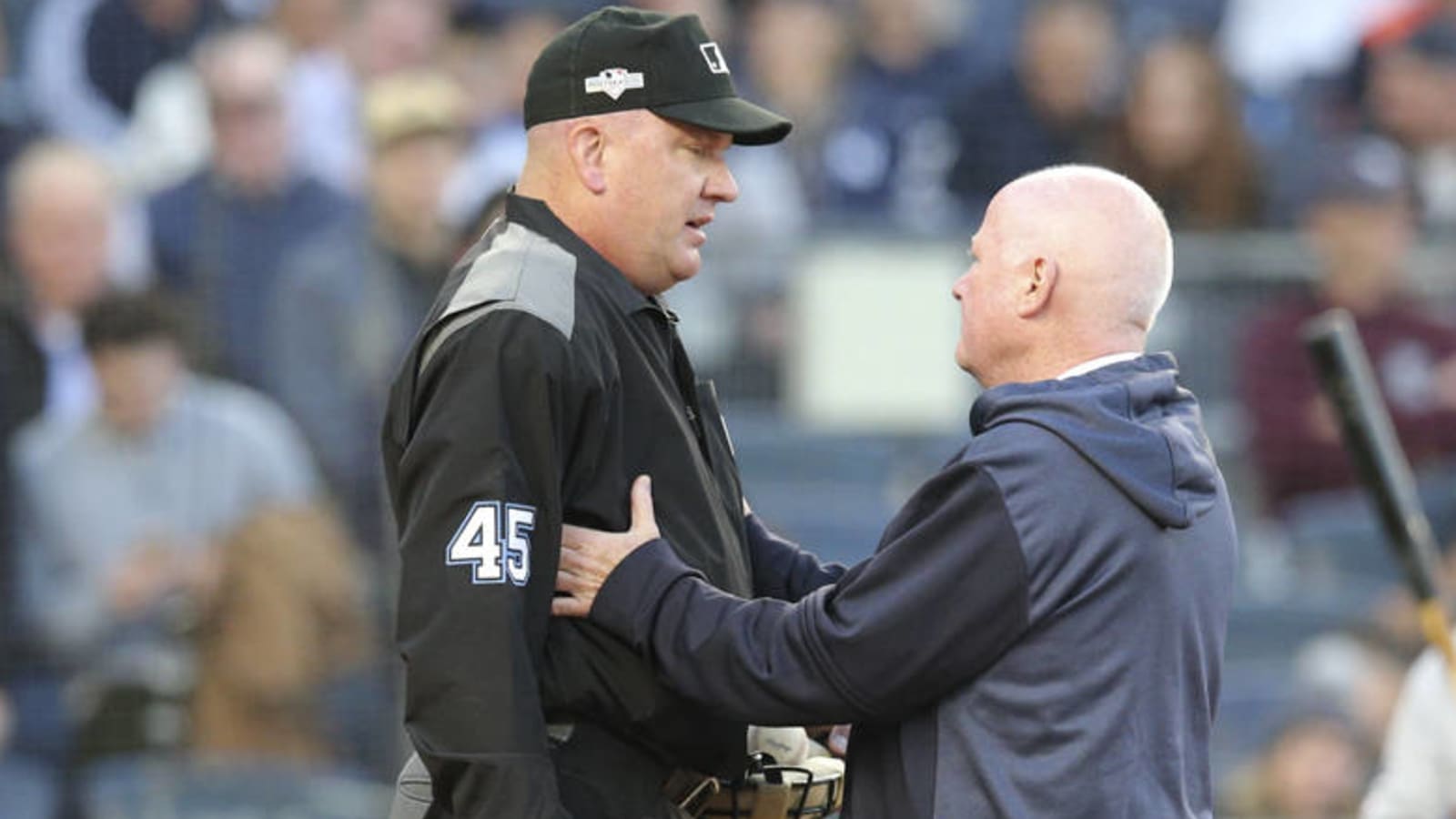 Umpire Jeff Nelson replaced for remainder of ALCS due to concussion