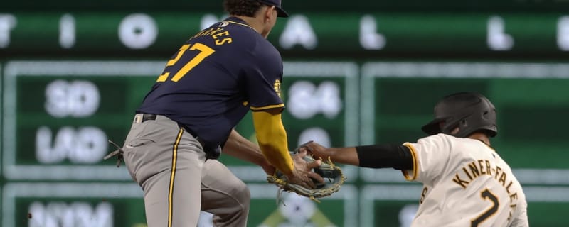 Pirates manage just three hits, still edge Brewers