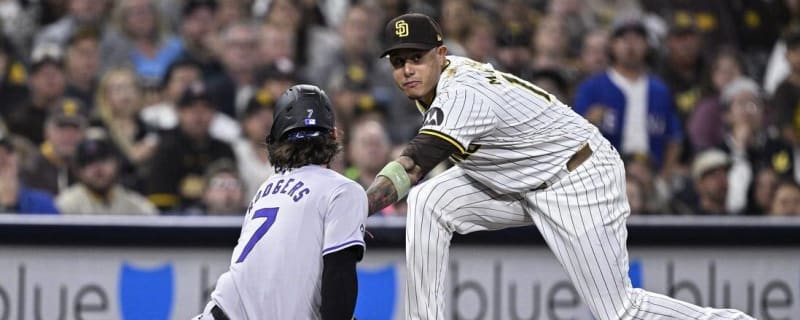 Newly aggressive Rockies pursue sweep of Padres