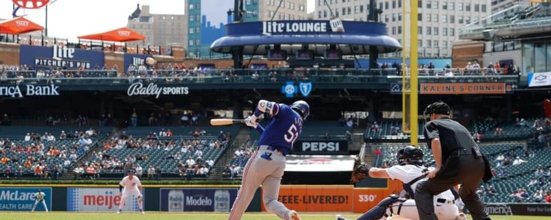 MLB roundup: Rangers hit three HRs, outslug Tigers