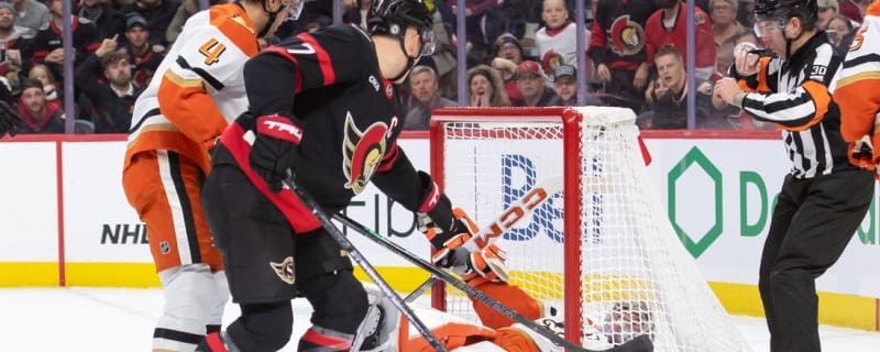 Drake Batherson&#39;s natural hat trick sends Senators past Ducks