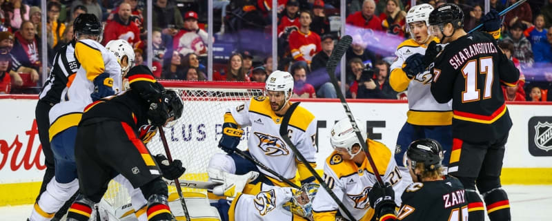 Ryan O’Reilly&#39;s hat trick propels Predators past Flames