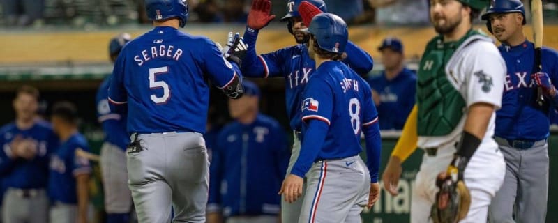 Corey Seager&#39;s 8th-inning blast boots Rangers past A&#39;s