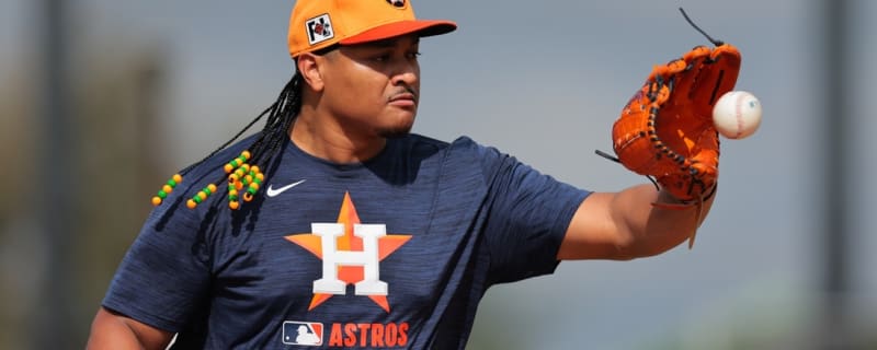 Astros RHP Luis Garcia (elbow) facing another setback