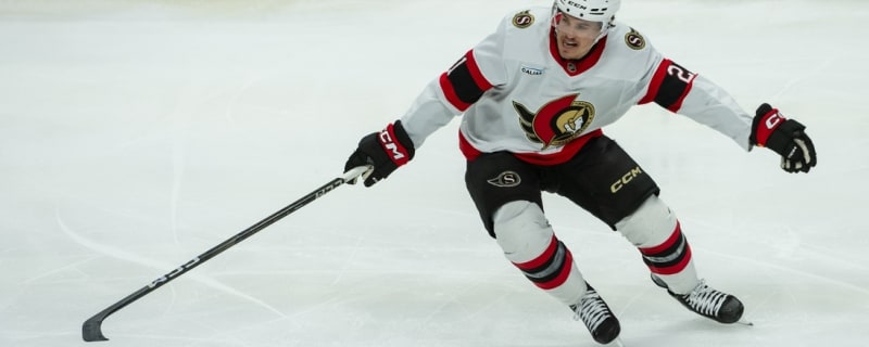 Senators&#39; Nick Cousins departs after knee-on-knee impact