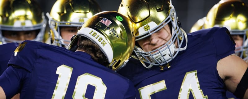 Notre Dame LT Anthonie Knapp (ankle) out vs. Ohio State